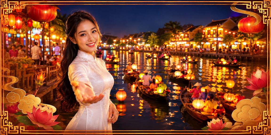 Người dùng tìm hiểu điều kiện nhận thưởng trực tuyến tại Hội An