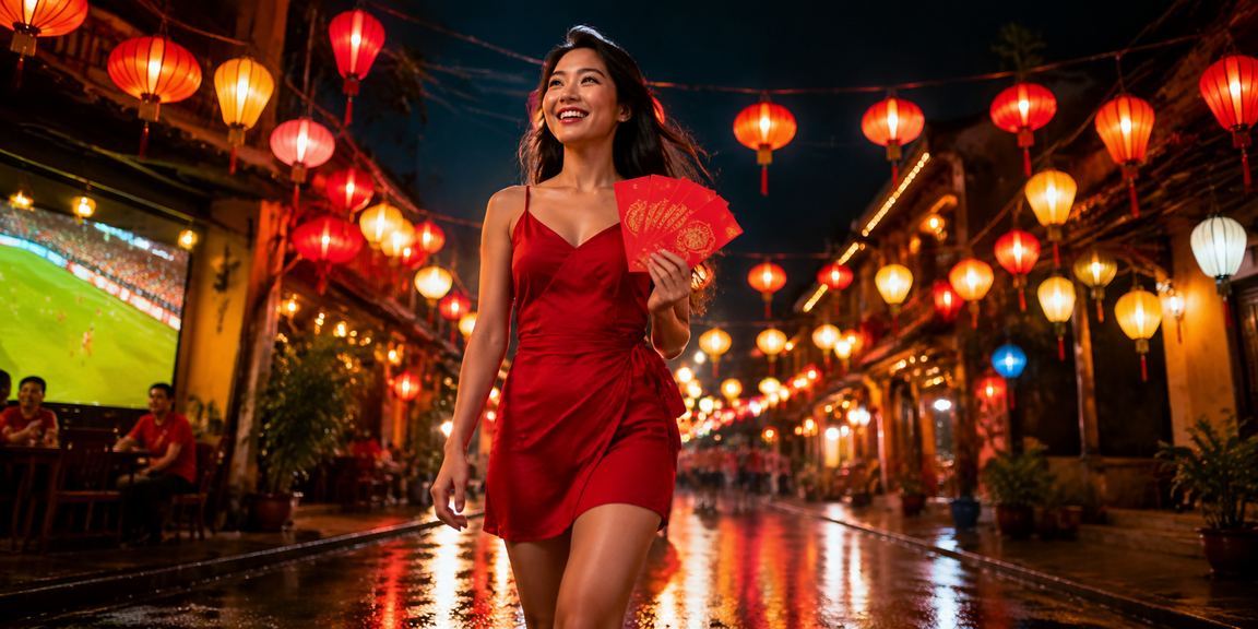 Phong bì đỏ thưởng đêm hội chợ Mũi Né